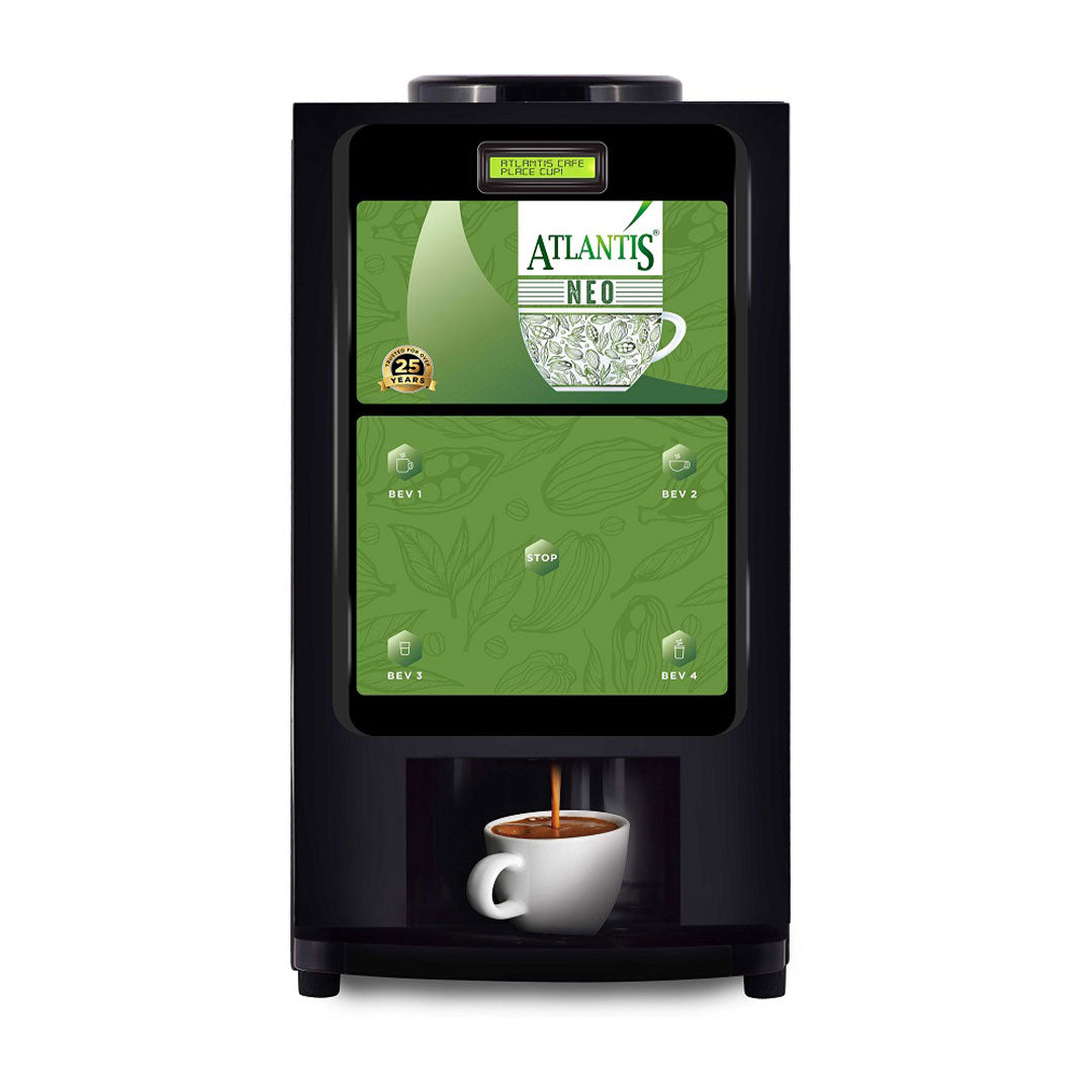 Atlantis Neo 3 Lane Tea and Coffee Vending Machine – Dedicated Hot Water