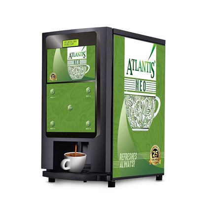 Atlantis Neo 3 Lane Tea and Coffee Vending Machine – Dedicated Hot Water