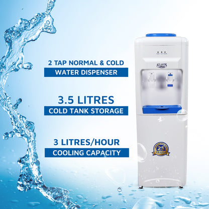 Atlantis Blue Normal And Cold Floor Standing Water Dispenser