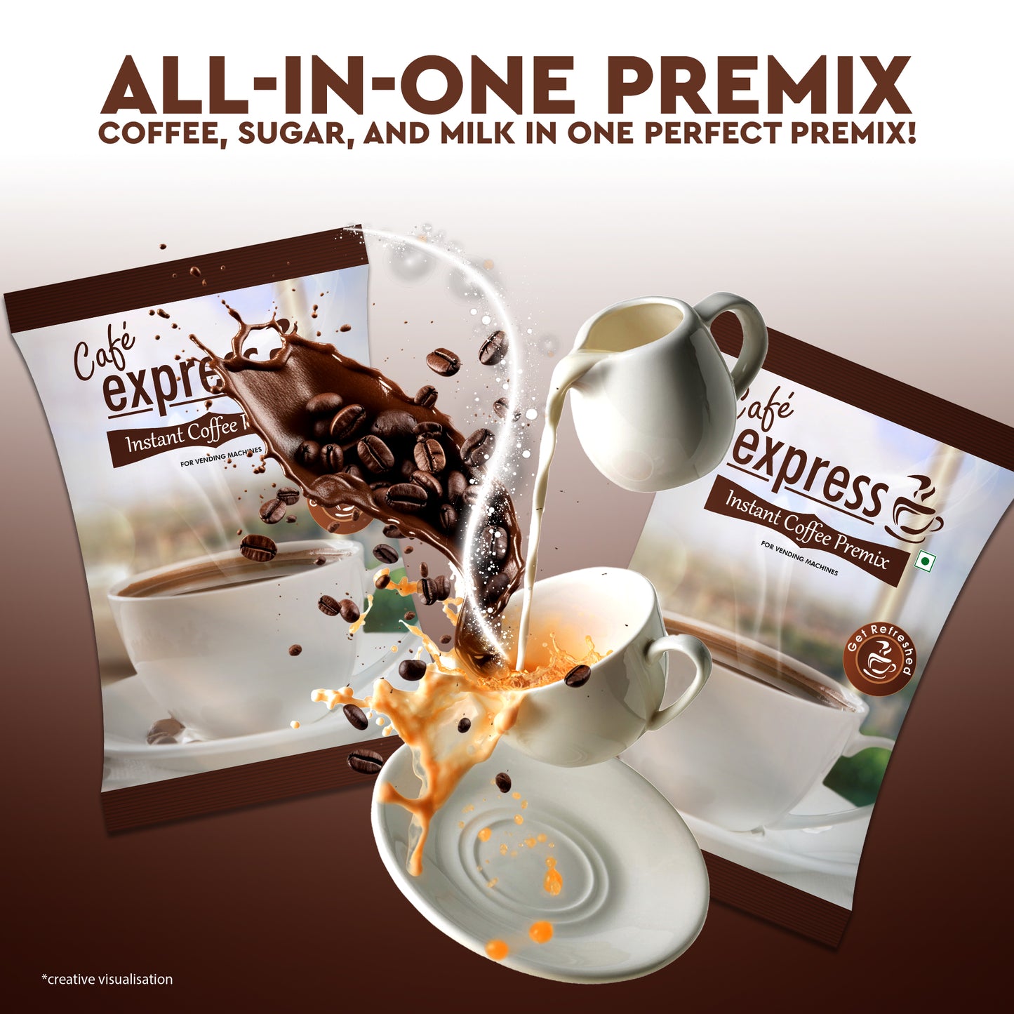 Atlantis Cafe Express Instant Coffee Premix for Vending Machine