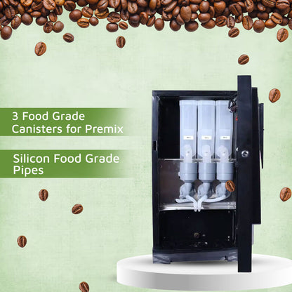 Atlantis Neo 3 Lane Tea and Coffee Vending Machine – Dedicated Hot Water