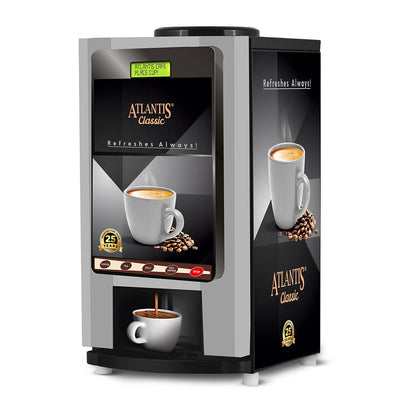 Atlantis Classic 2 Lane Tea and Coffee Vending Machine- 2 Litres Hot Tank