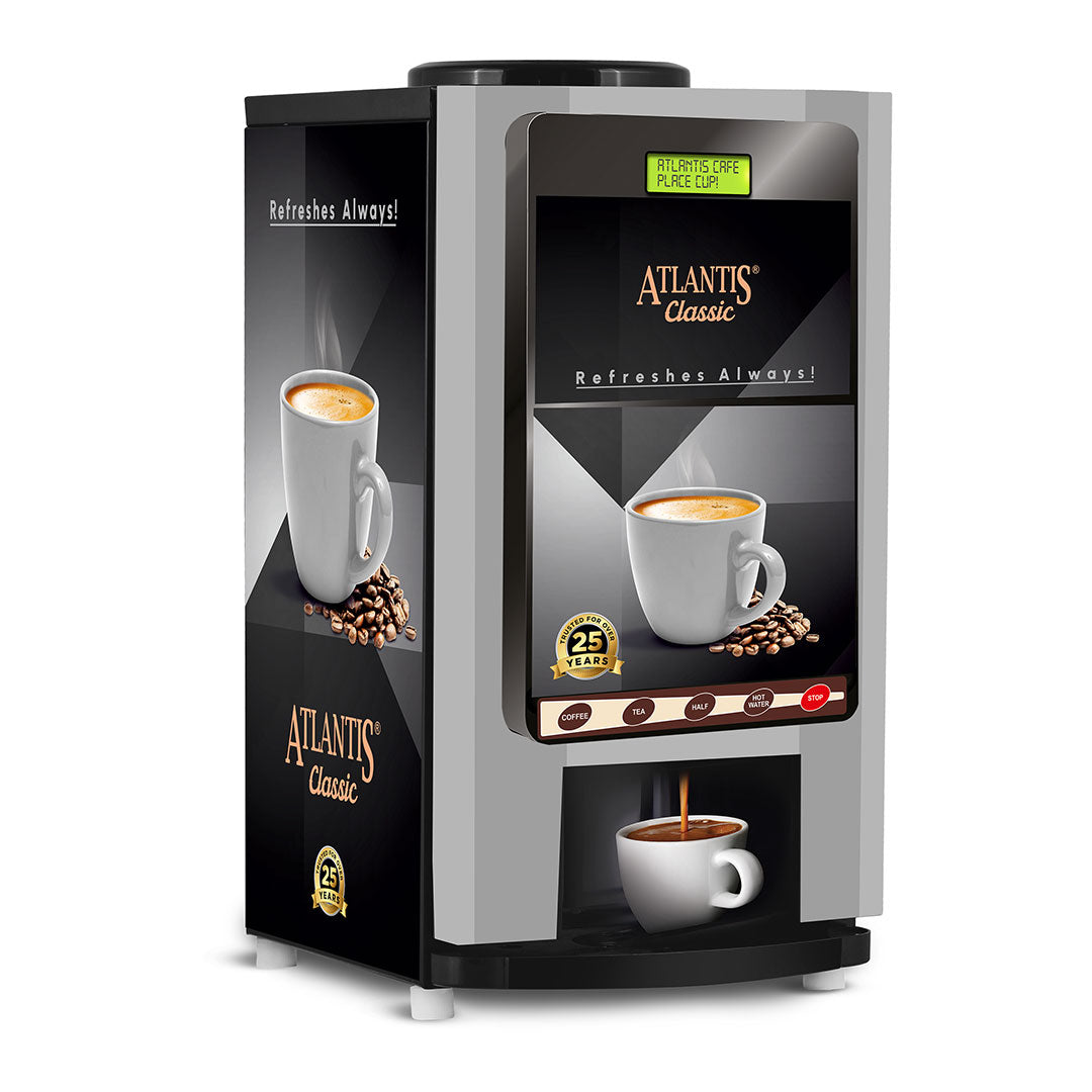 Atlantis Classic 2 Lane Tea and Coffee Vending Machine- 2 Litres Hot Tank