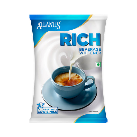 Atlantis Rich Beverage Dairy Whitener | 500gms Pack for Select Machines