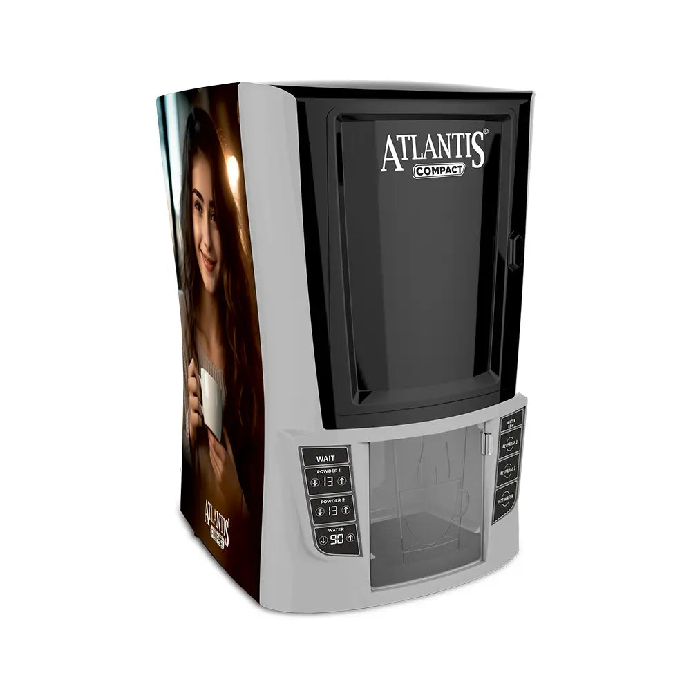 Atlantis Compact 2 Lane Hot Beverage Dispenser – Space Saving, Cost Effective Solution