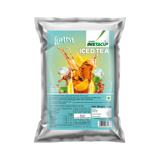 Amazon Ice Tea Premix | Lemon Flavour | 1 Kg Pack
