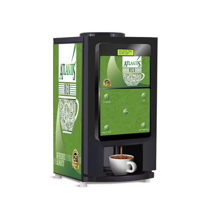 Atlantis Neo 2 Lane Tea and Coffee Vending Machine  – Dedicated Hot Water