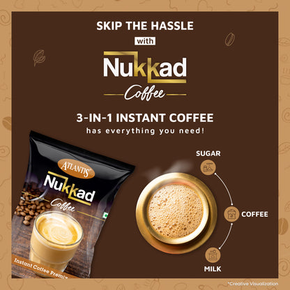 Atlantis Nukkad 3-in-1 Instant Coffee Premix for Vending Machine