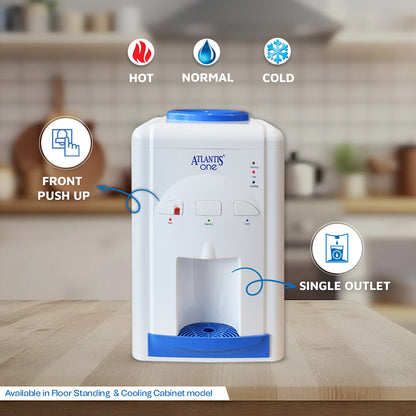 Atlantis ONE Table Top Water Dispenser | Hot, Cold and Normal Water Dispenser