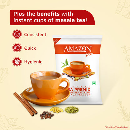 AMAZON 3 in 1 Instant Tea Masala Plus Premix Powder for Vending Machine