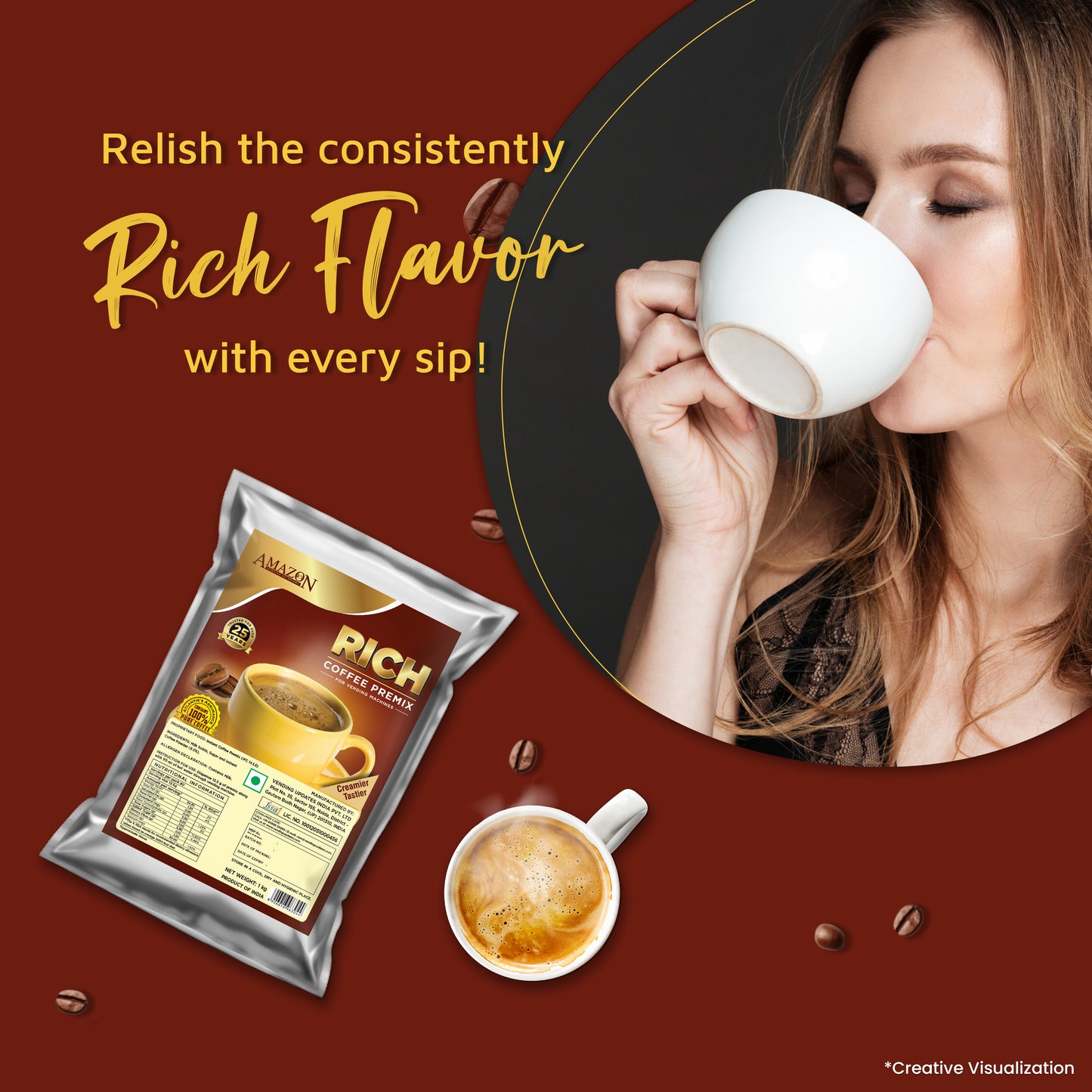 Amazon 3 in 1 Rich Coffee Premix