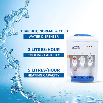 Atlantis SKY Table Top Water Dispenser | Hot, Cold and Normal Water Dispenser