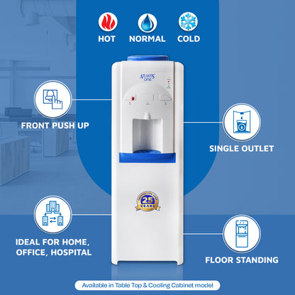 Atlantis ONE Floor Standing Water Dispenser | Hot, Cold and Normal Water Dispenser