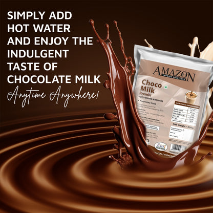 AMAZON Choco Milk Instant Premix Powder| 500 gms Pack